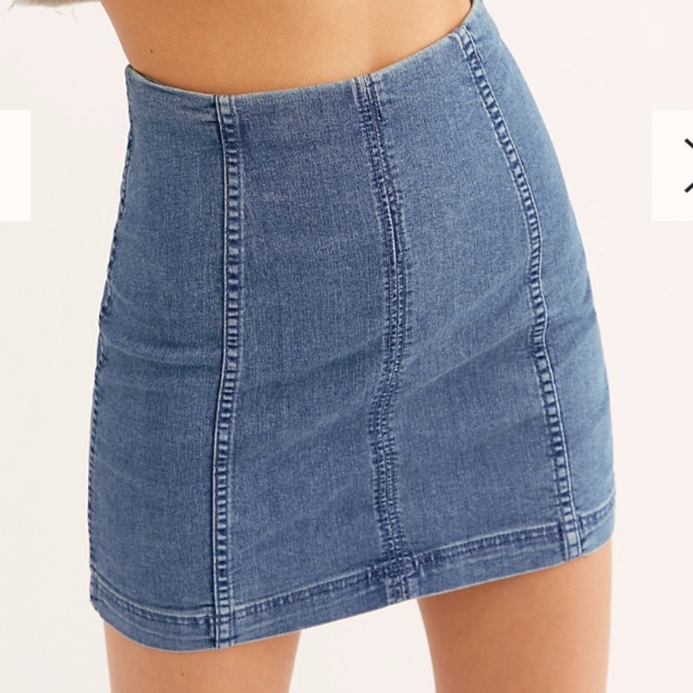 Free People Denim Skirt